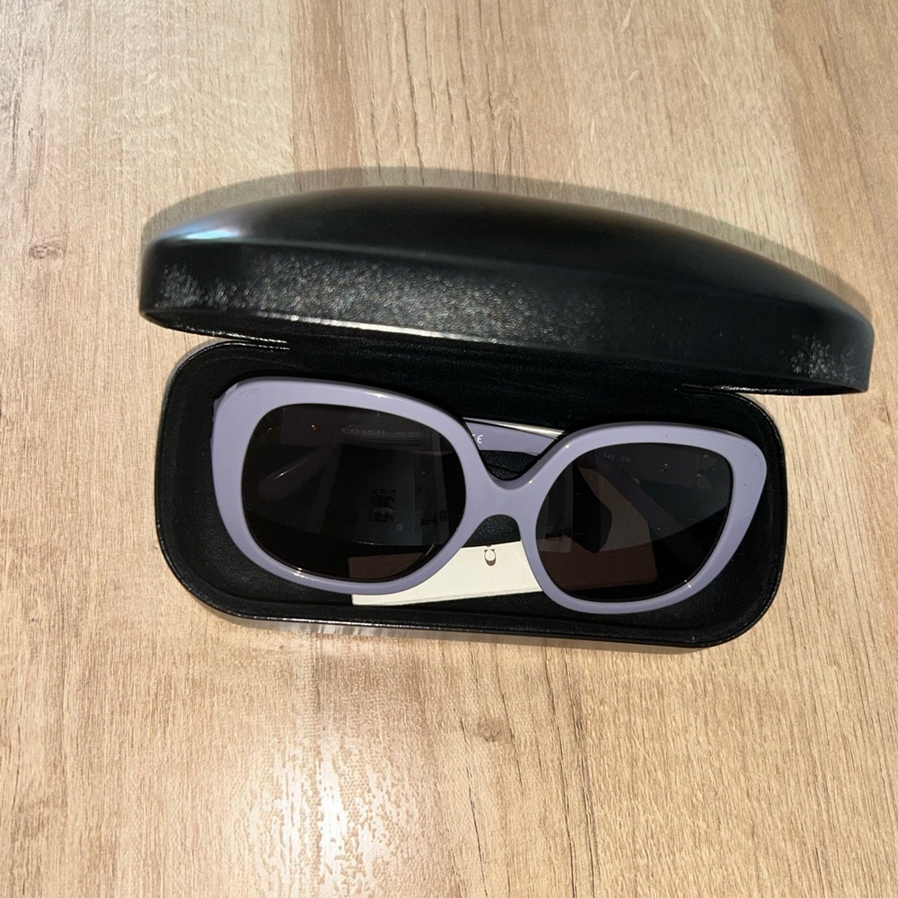 Coach Pastel Purple Sunglasses with Case